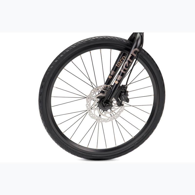 "Tern Verge D9" juodas sulankstomas miesto dviratis 5