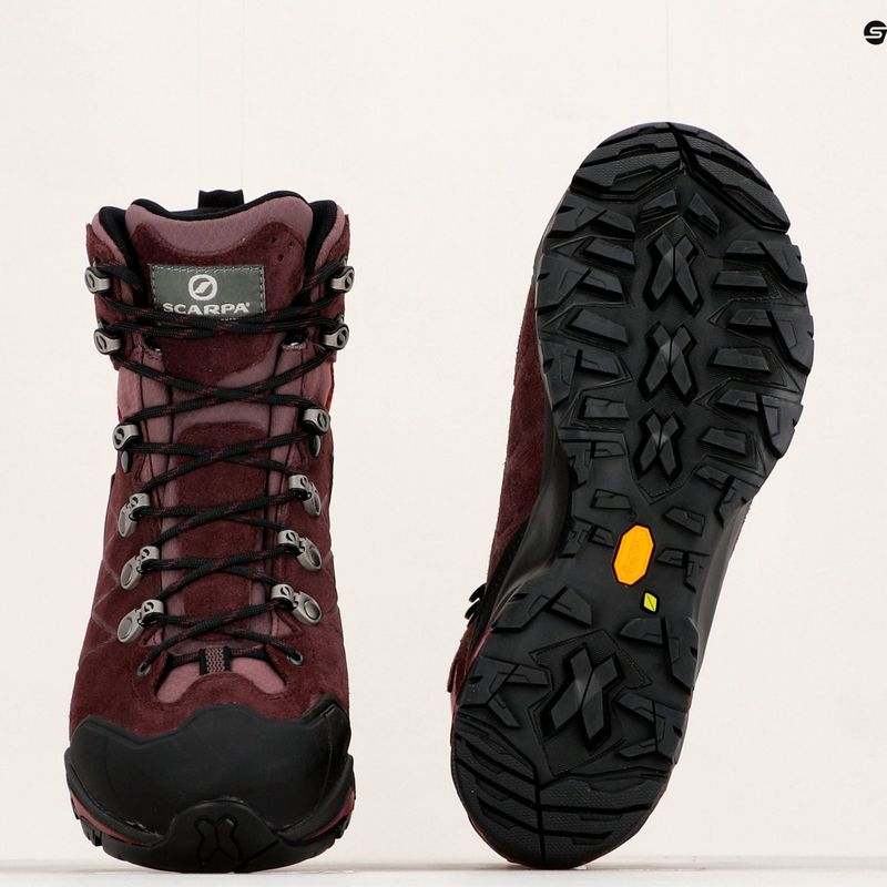Moteriški trekingo batai SCARPA ZG Trek GTX maroon 67075 18