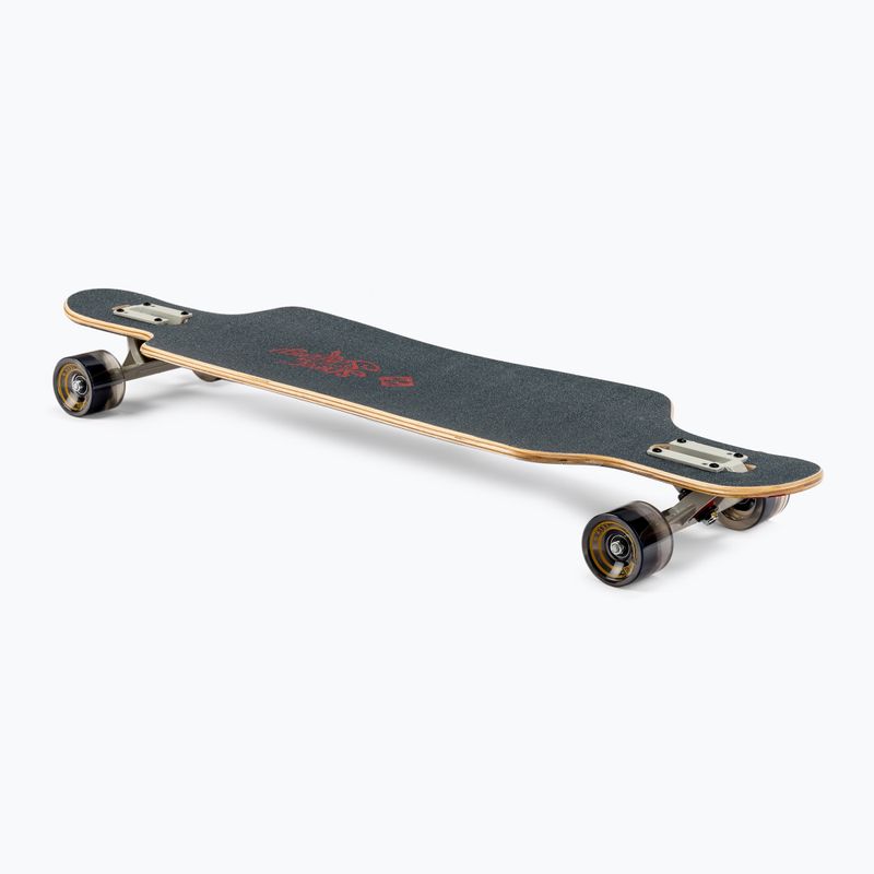 Gatvės banglenčių sporto kreivė Drop Through Freeride longboard 39" pilka 2