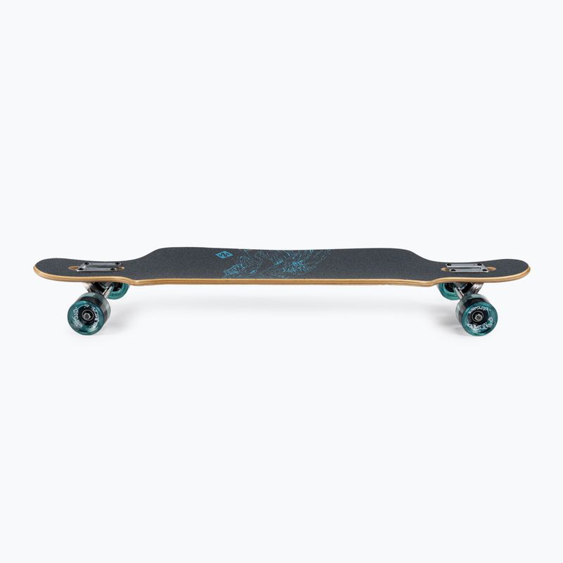 Gatvės banglenčių sporto kreivė Drop Through Freeride longboard 39" rudos spalvos 3