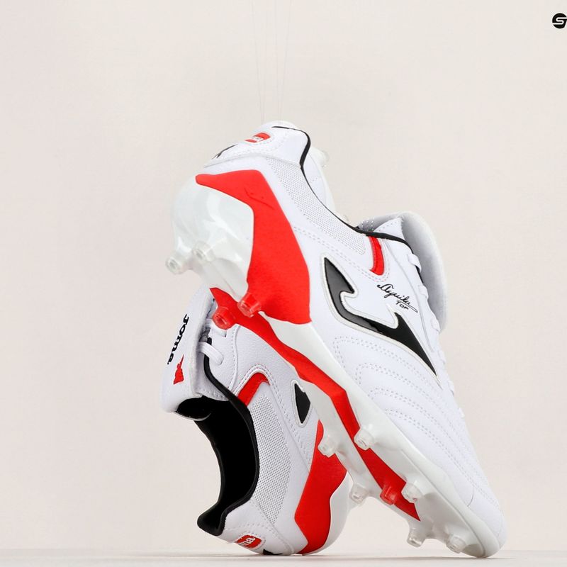 Vyriški futbolo bateliai Joma Aguila Cup FG white/red 18