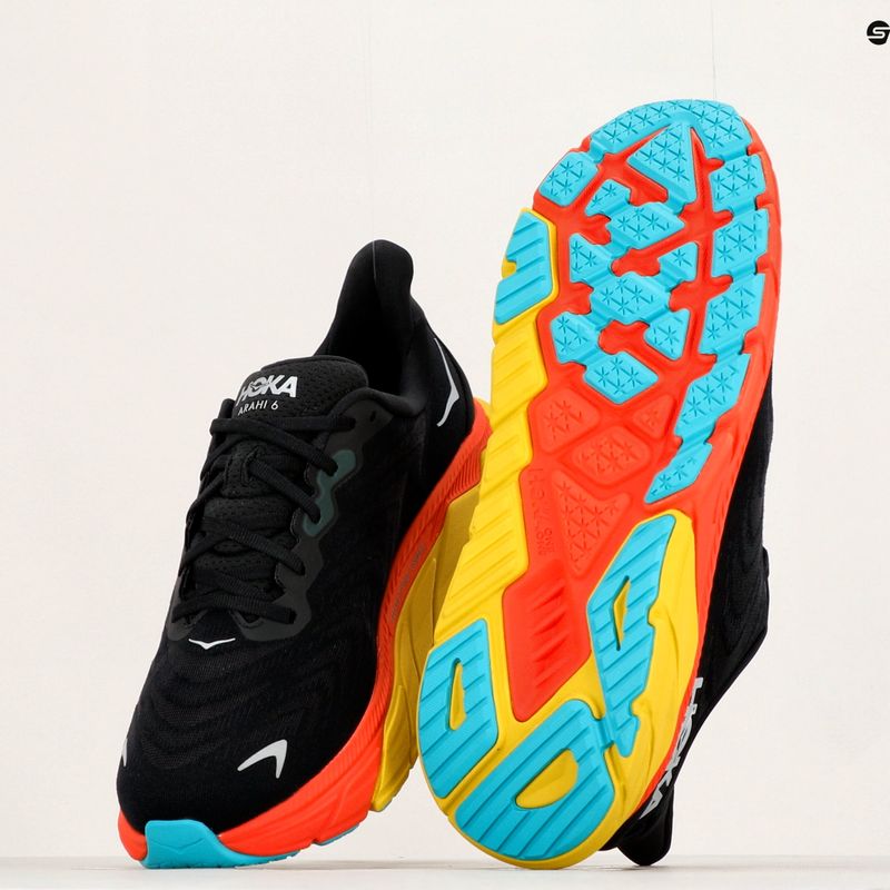 HOKA vyriški bėgimo bateliai Arahi 6 black 1123194-BFLM 12