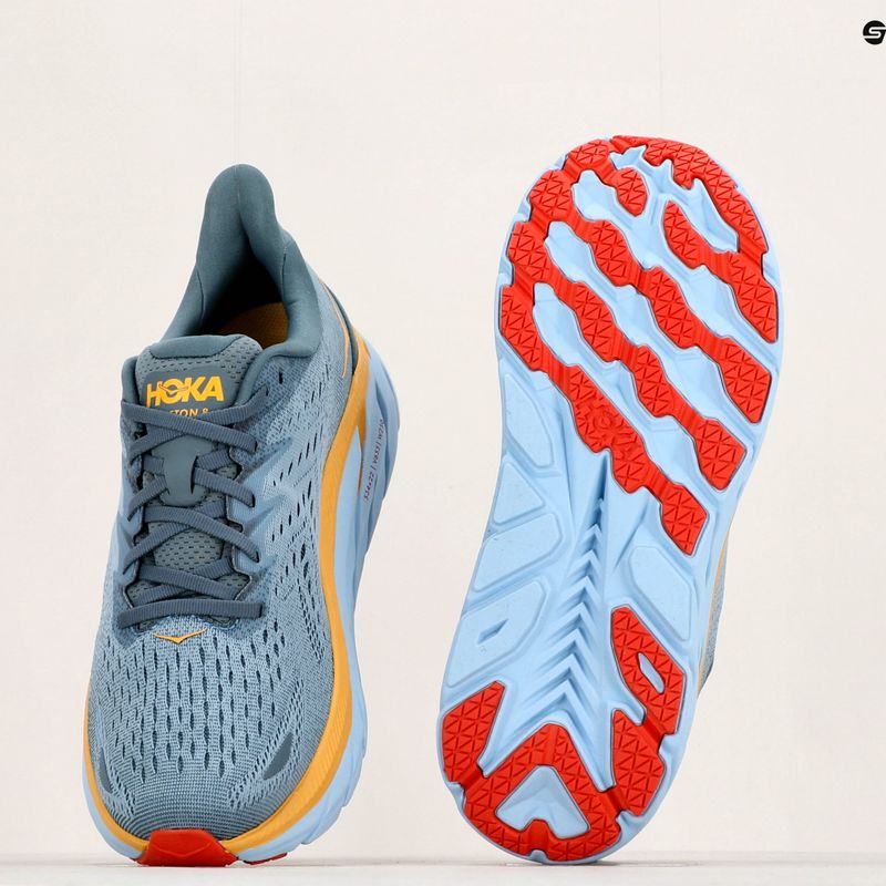 HOKA vyriški bėgimo bateliai Clifton 8 light grey 1119393-GBMS 12