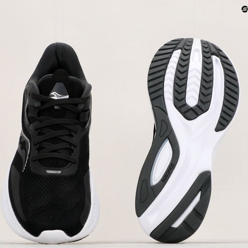 Saucony Guide 15 moteriški bėgimo bateliai juodi S10684-05 14