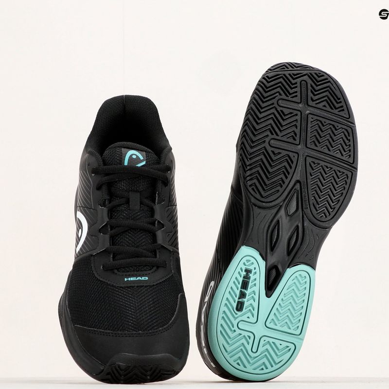 Vyriški teniso batai HEAD Revolt Court black/teal 17