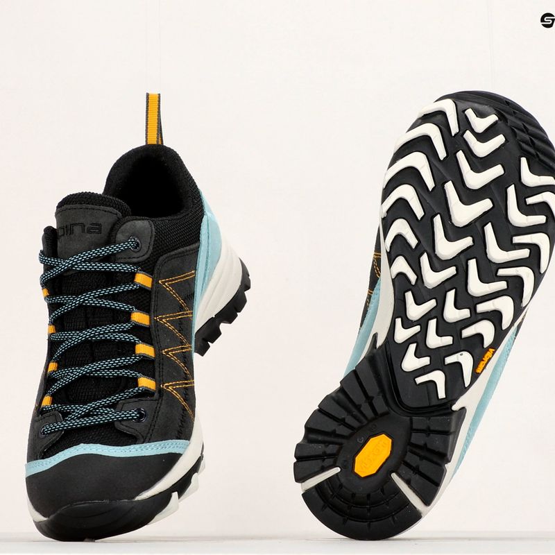 Moteriški trekingo batai Alpina Glacia opal blue/black 12
