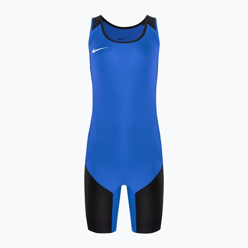 Vyrų imtynių trikotažas Nike Weightlifting Singlet royal/black