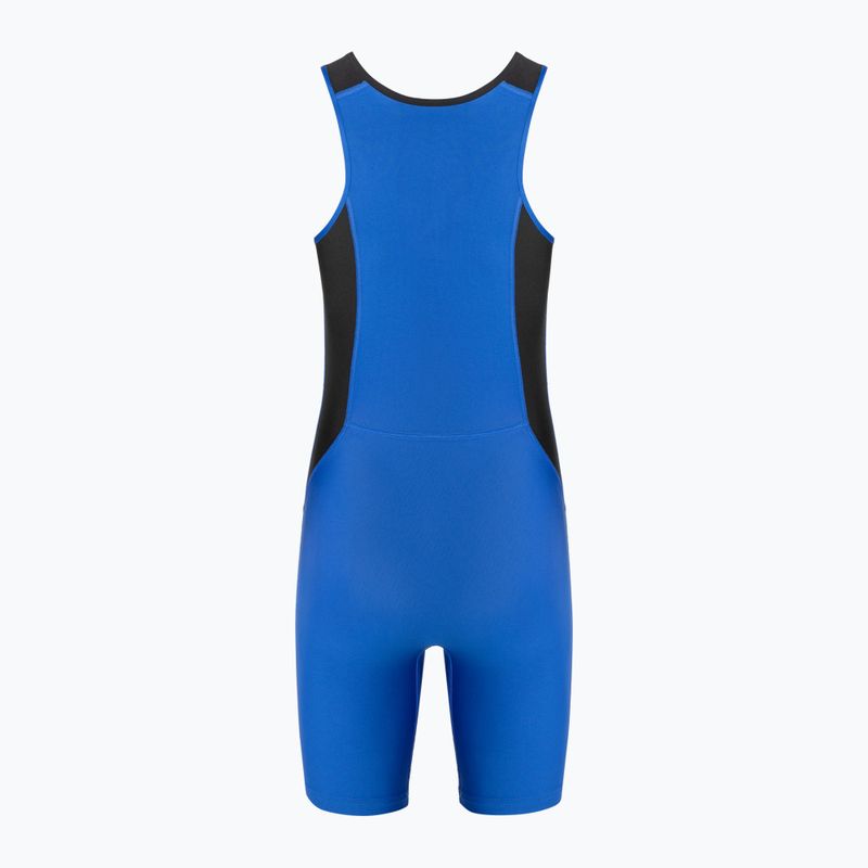 Vyrų imtynių trikotažas Nike Weightlifting Singlet royal/black 2