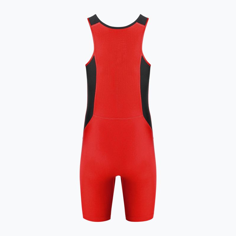 Vyrikas kombinezonas Nike Weightlifting Singlet scarlet/black 2