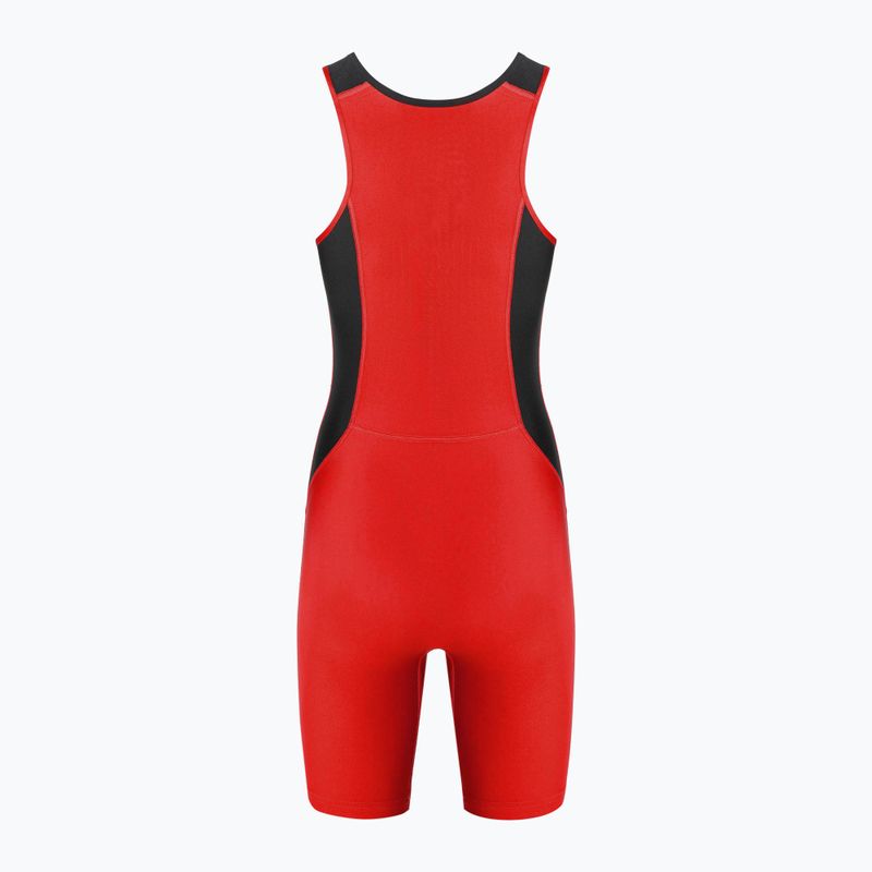 Moteriškas kombinezonas Nike Weightlifting Singlet scarlet/black 2