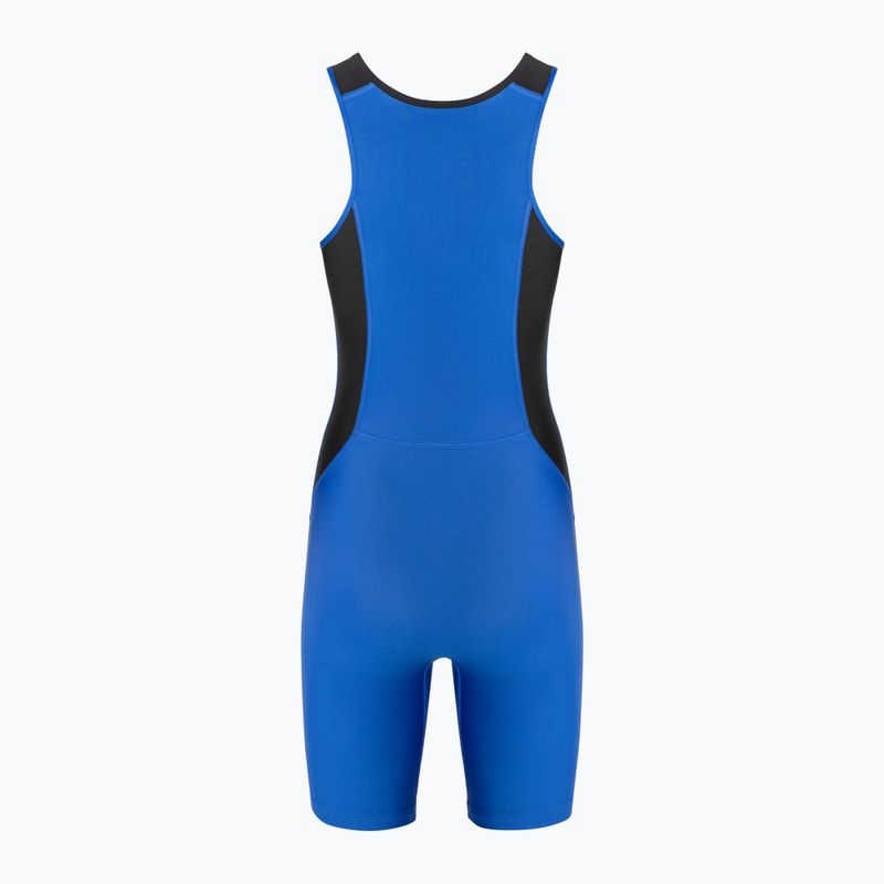 Moteriškas imtynių trikotažas Nike Weightlifting Singlet royal/black 2