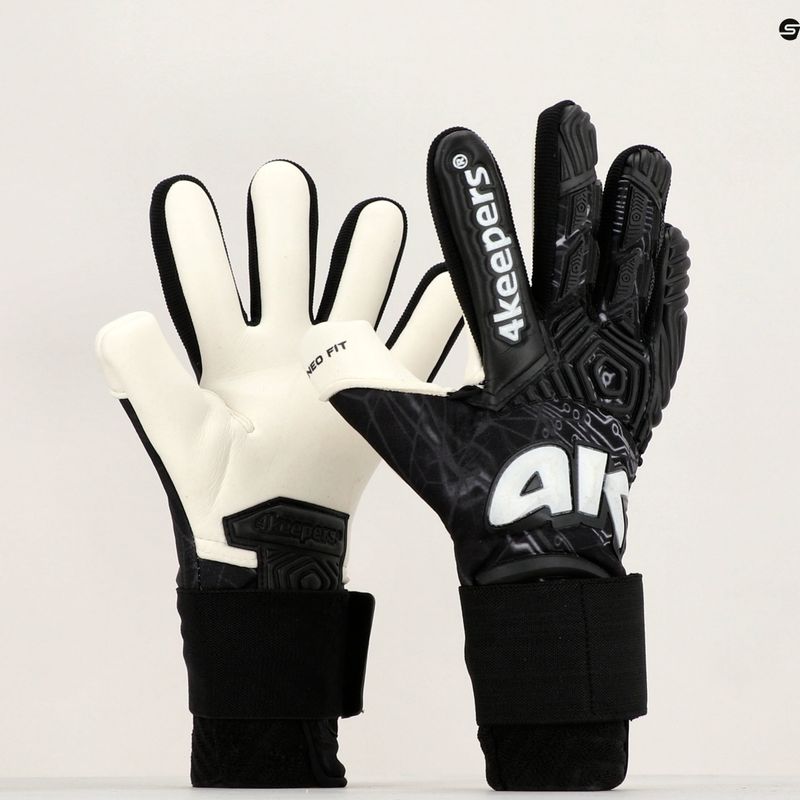 4keepers Neo Elegant NC vartininko pirštinės juodos spalvos 10