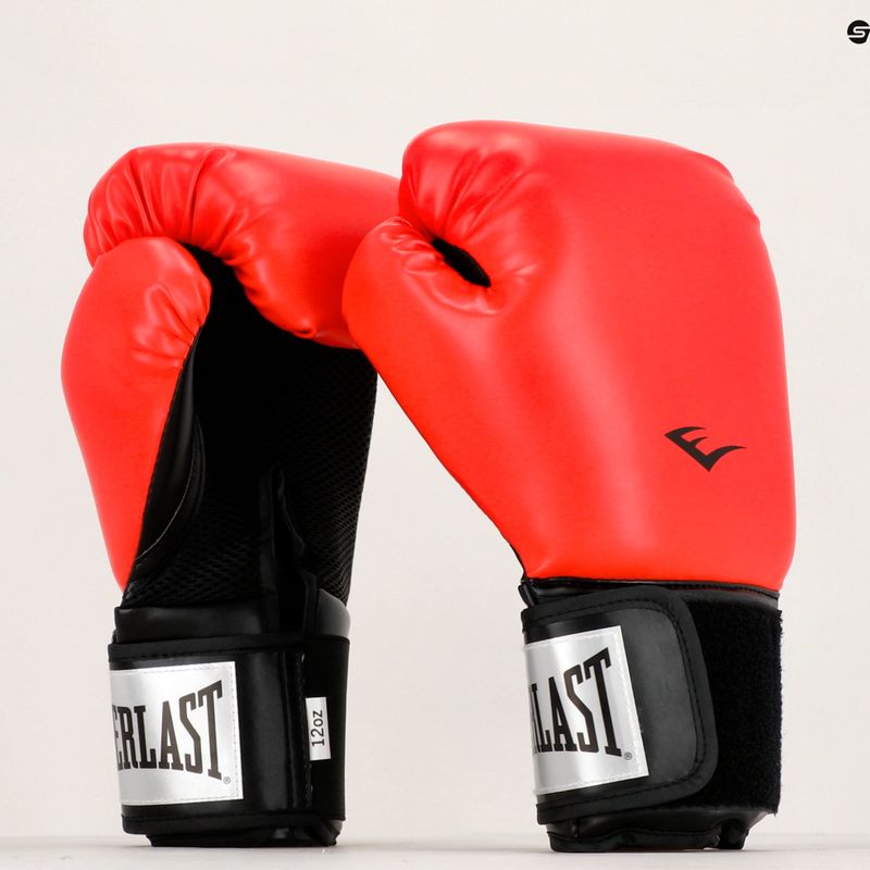 Everlast Pro Style 2 raudonos bokso pirštinės EV2120 RED 9