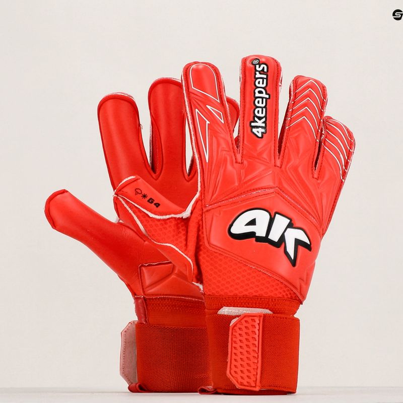 4keepers Force V4.23 HB vartininko pirštinės raudonos spalvos 9