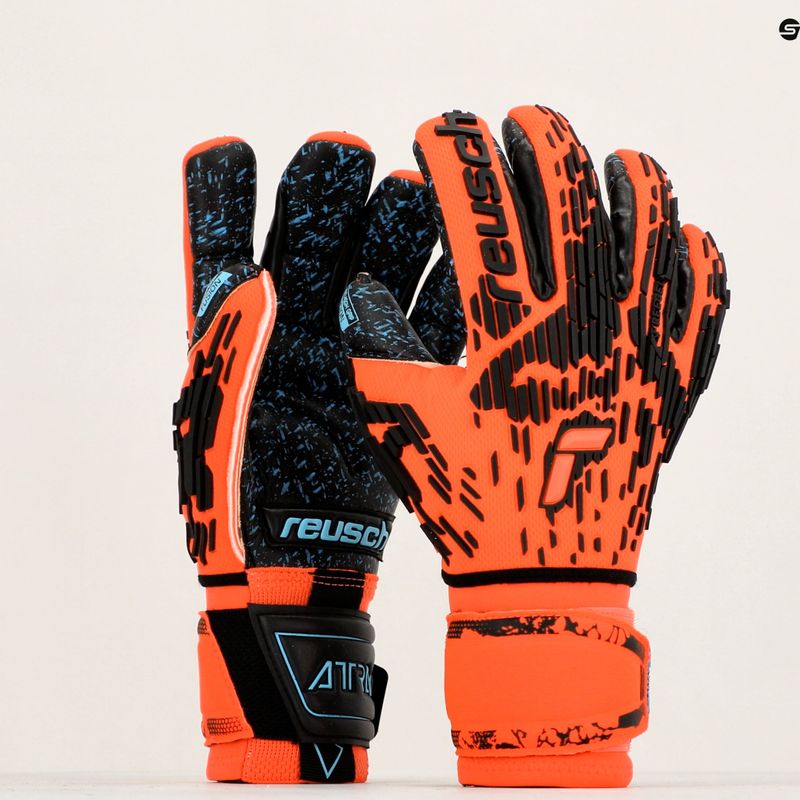 Reusch Attrakt Freegel Fusion Ortho-Tec vartininko pirštinės raudonos 5370990-3333 9