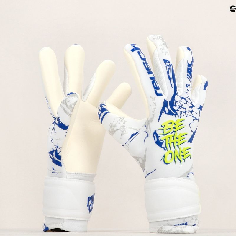 Reusch Pure Contact Silver vartininko pirštinės baltos 5370200-1089 10
