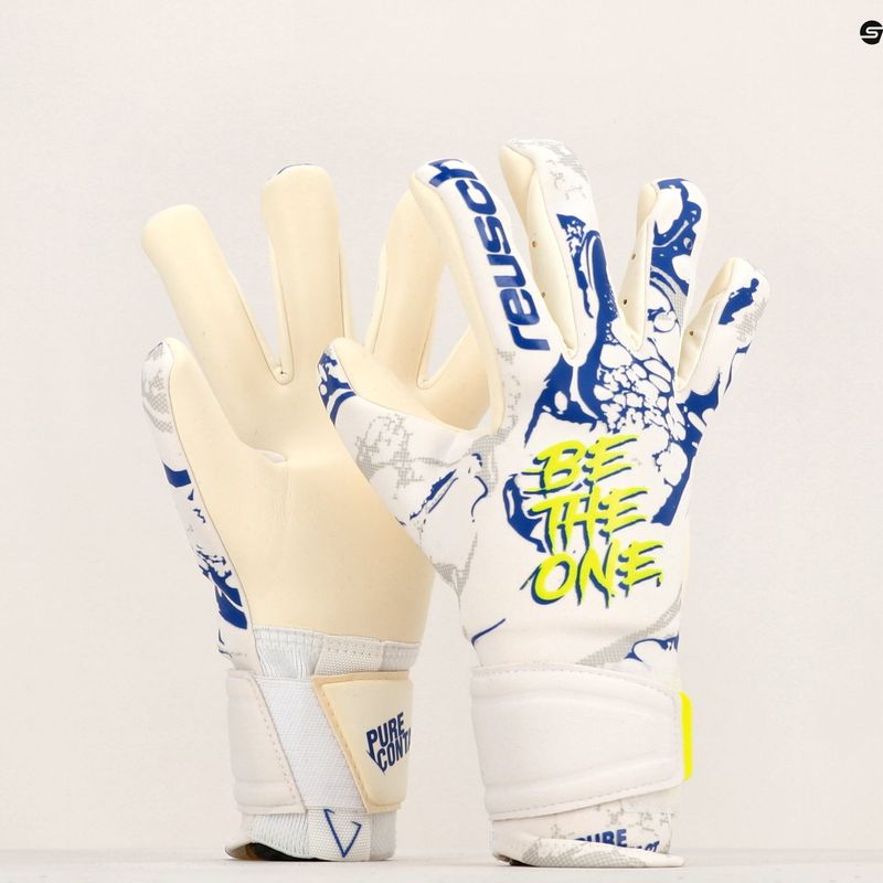 Reusch Pure Contact Gold X vartininko pirštinės baltos 5370901-1089 10