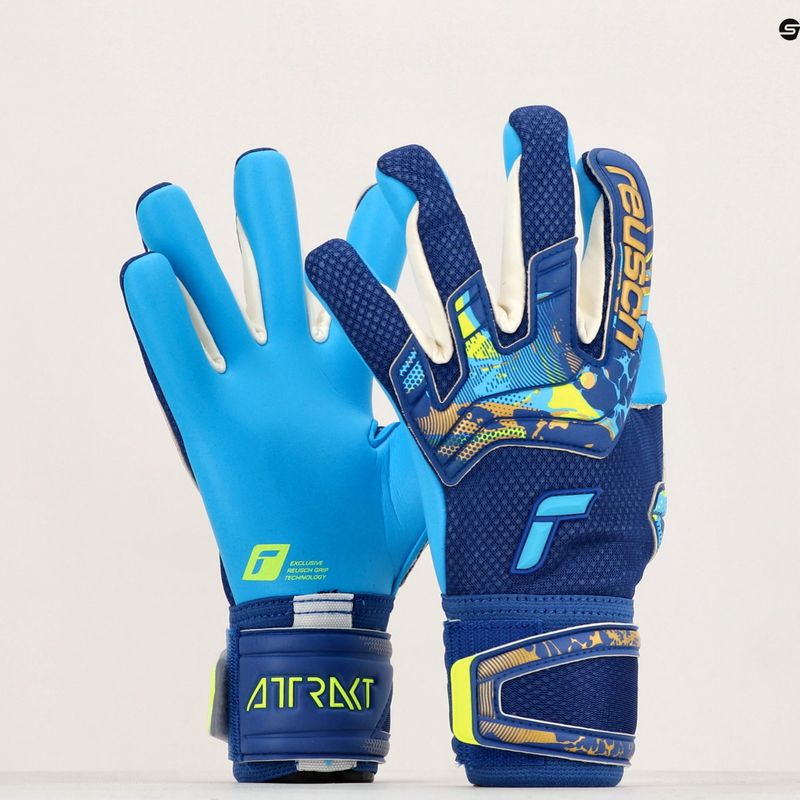 Reusch vartininko pirštinės Attrakt Aqua blue 5370439-4433 9