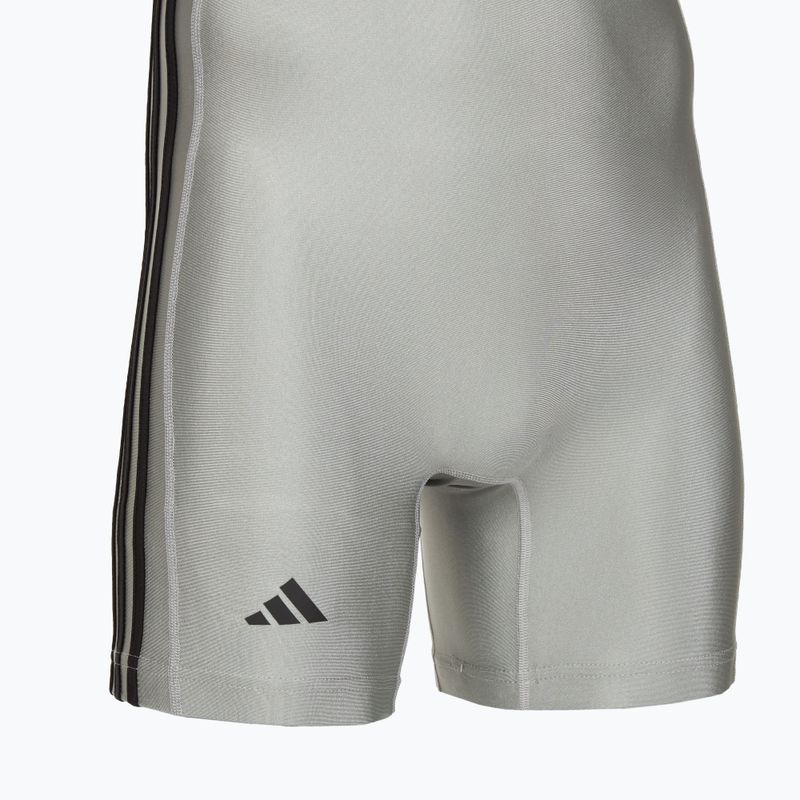 Vyriškas kombinezonas adidas 3 Stripe Singlet grey/black 3