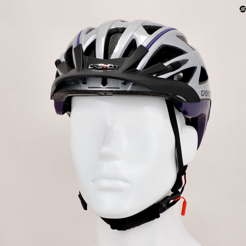 CASCO Activ 2 moteriškas dviratininko šalmas sidabrinis 04.0872 9