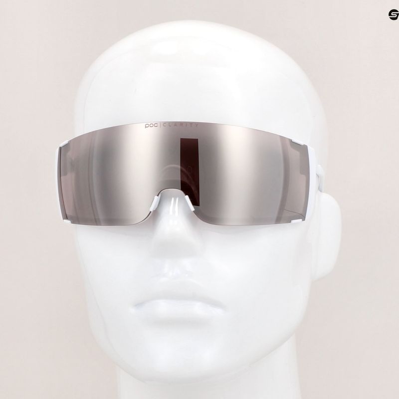 POC Propel hydrogen white/clarity road silver dviračių akiniai 8