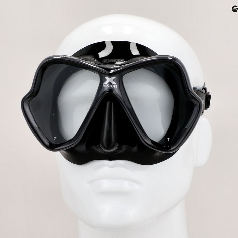 Mares X-Vision nardymo kaukė juoda 411053 8