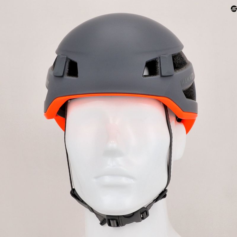 Mammut Crag Sender alpinistinis šalmas pilkos spalvos 10