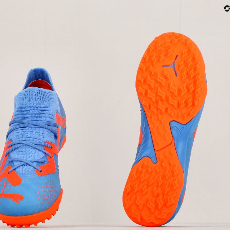 Vaikiški futbolo bateliai PUMA Future Match TT+Mid JR mėlyni ir oranžiniai 107197 01 16