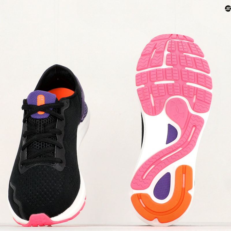 Under Armour moteriški bėgimo bateliai Hovr Sonic 6 black / galaxy purple / pink shock 3026128 16