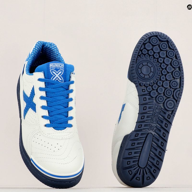 Vaikiški futbolo bateliai MUNICH G-3 Kid Profit balti 11