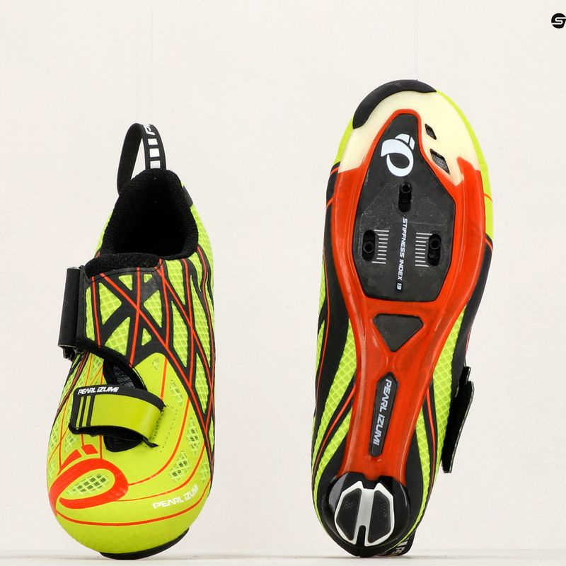 Vyriški triatlono bateliai PEARL iZUMi Tri Fly PRO V3 geltonos spalvos 153170014XH41.0 12