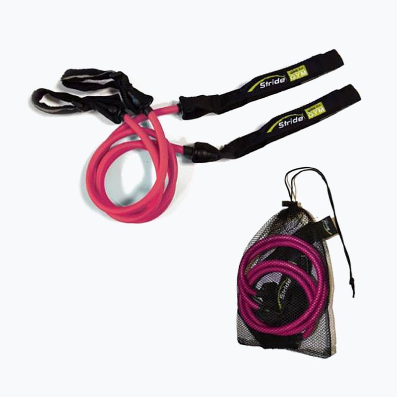 Guminės juostos treniruotėms su šiaurietiško ėjimo lazdomis GABEL Stride Gym Rubber 151B raudonos