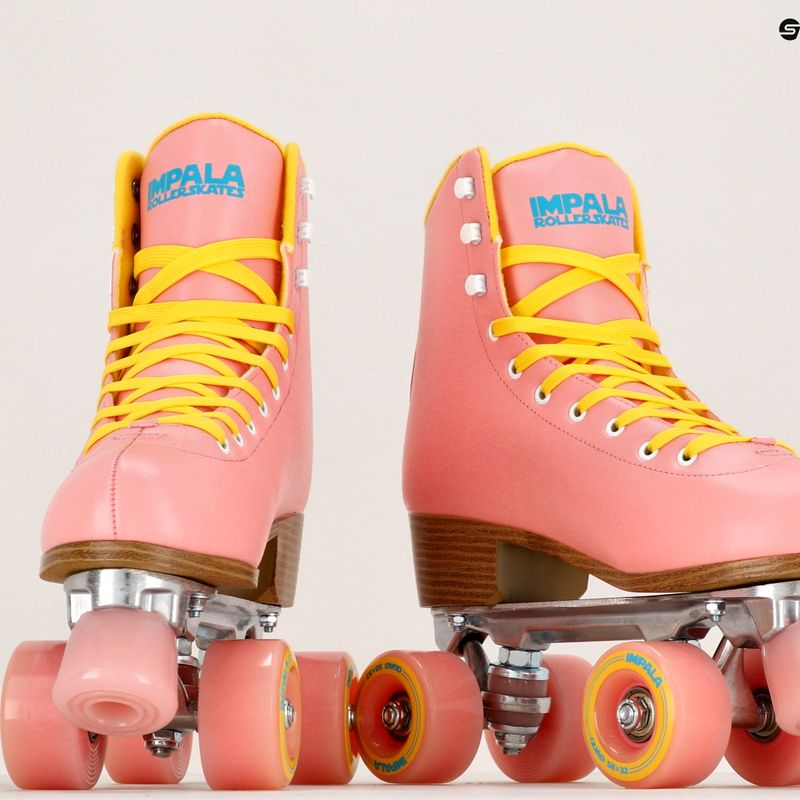 Moteriškos ratukinės pačiūžos IMPALA Quad Skate pink/yellow 16