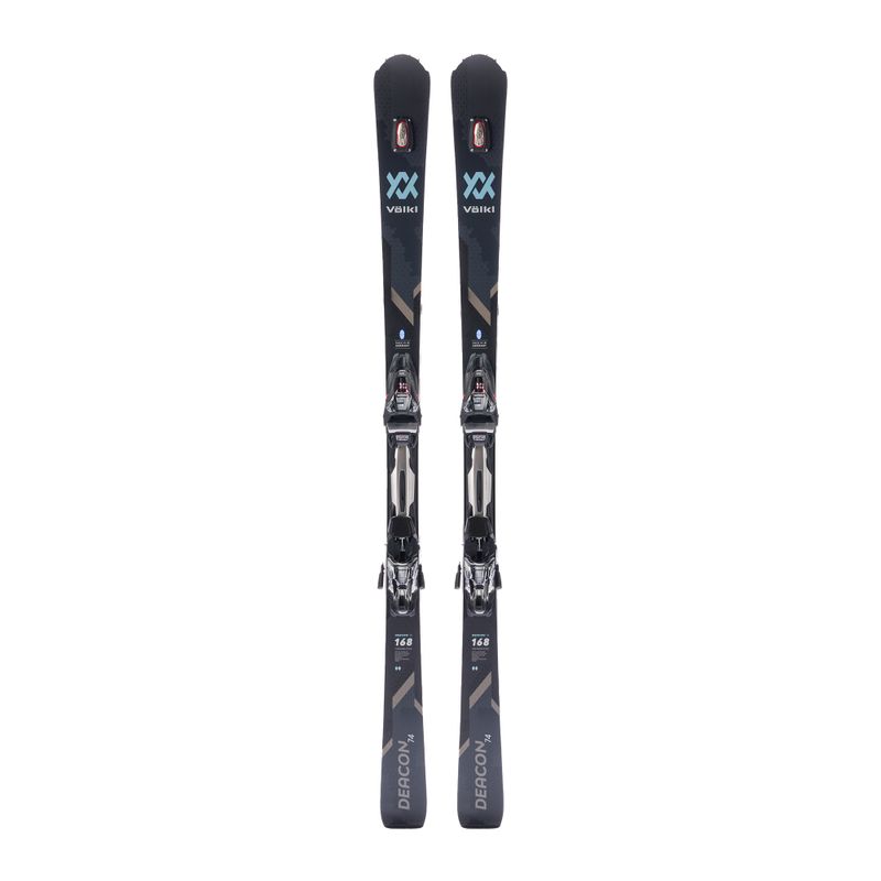 Völkl Deacon 74 + rMotion2 12 GW kalnų slidės juodos spalvos 120161/6877T1.VB