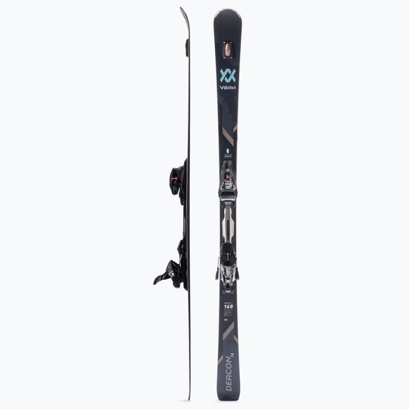 Völkl Deacon 74 + rMotion2 12 GW kalnų slidės juodos spalvos 120161/6877T1.VB 2