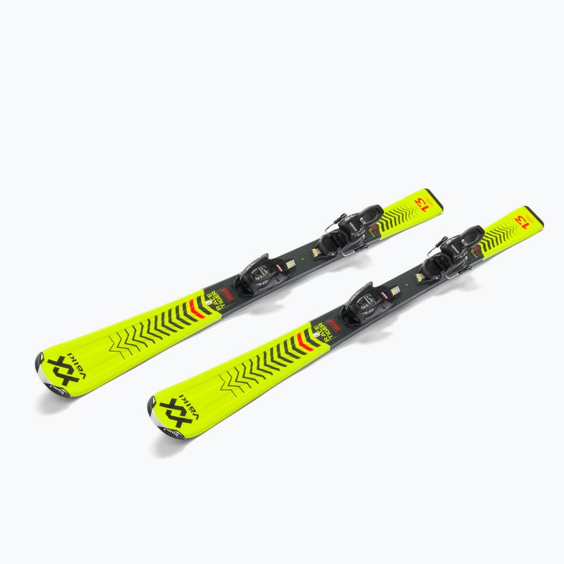 Vaikiškos kalnų slidės Völkl RACETIGER Junior + 7.0 VMotion Jr. geltonos 120465/6262T1.VA 4