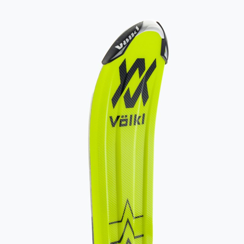 Vaikiškos kalnų slidės Völkl RACETIGER Junior + 7.0 VMotion Jr. geltonos 120465/6262T1.VA 8