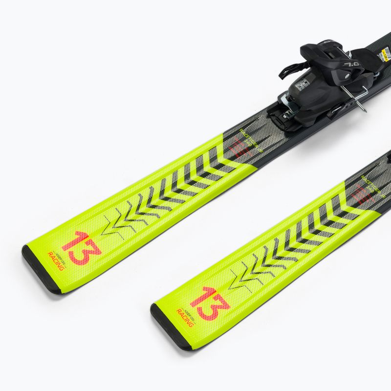Vaikiškos kalnų slidės Völkl RACETIGER Junior + 7.0 VMotion Jr. geltonos 120465/6262T1.VA 9