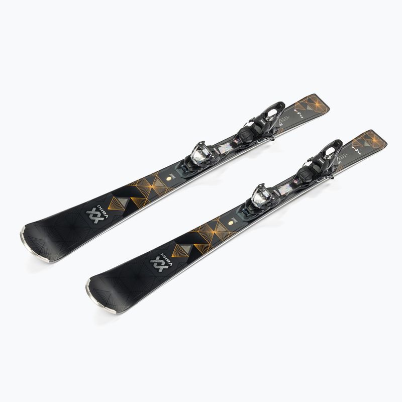Moteriškos kalnų slidinėjimo slidės Völkl FLAIR 75 + VMotion 10 GW Lady black 121271/6562U1.VL 4