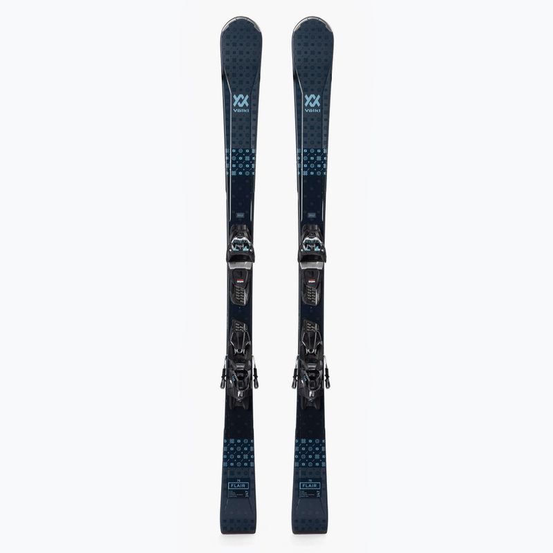 Moteriškos kalnų slidės Völkl FLAIR 76 + VMotion 10 GW Lady navy blue 121301/6562V1.VB