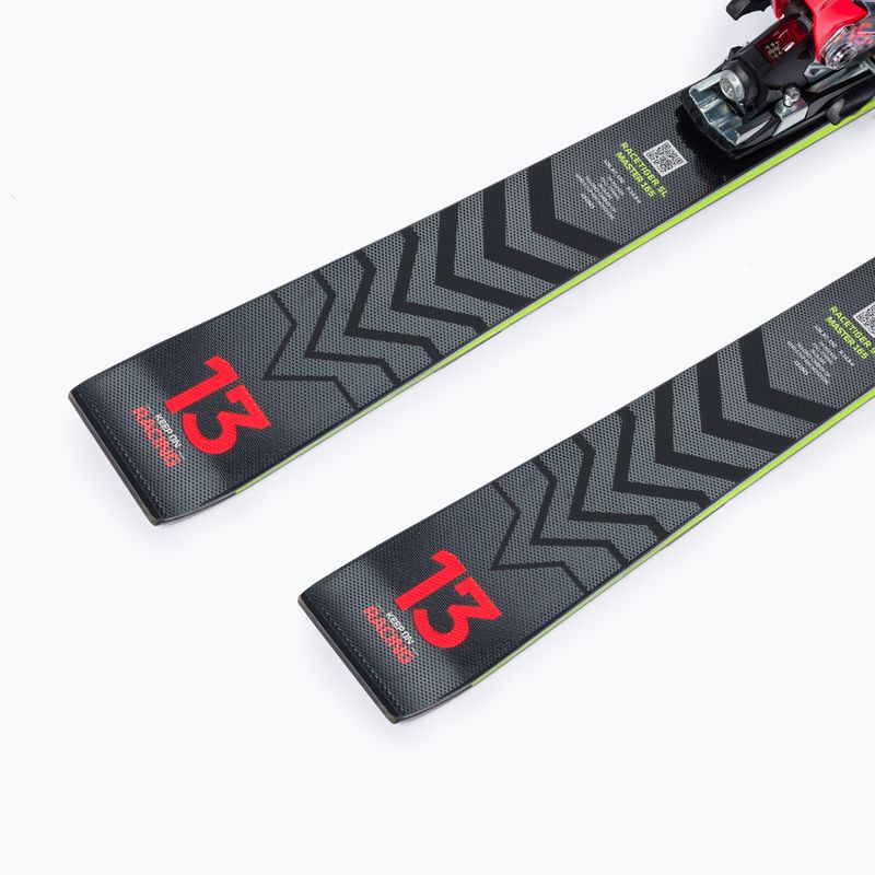 Völkl RACETIGER SL MASTER + XComp 16 GW Master kalnų slidės juoda/geltona 121021 9