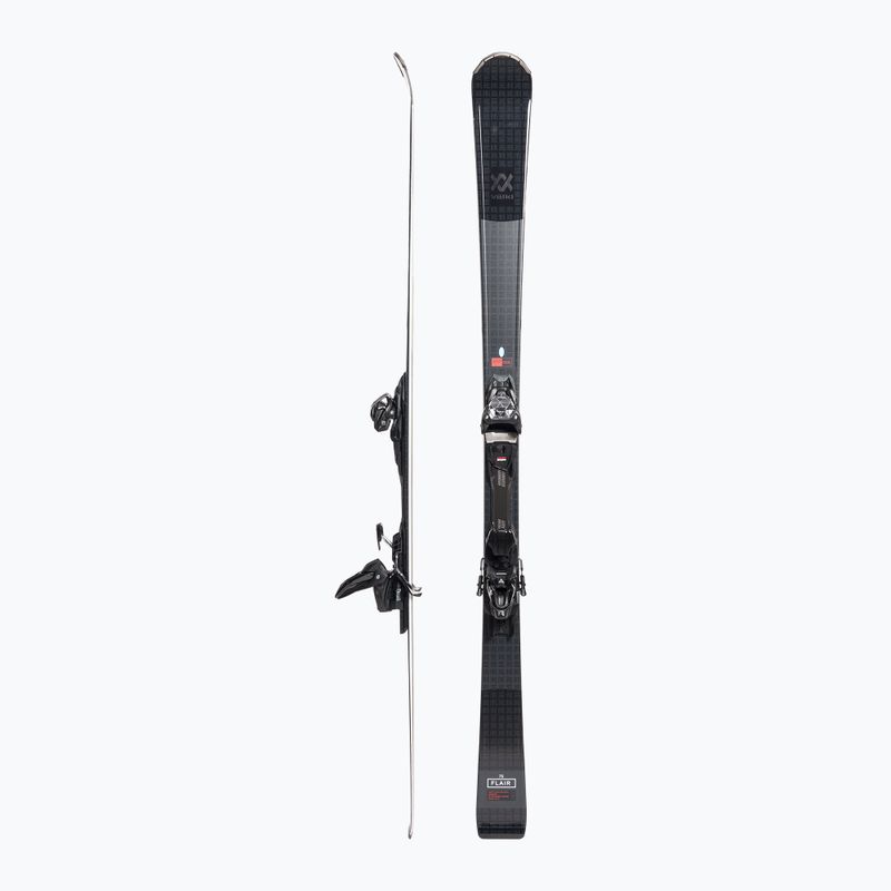 Moteriškos kalnų slidės Völkl Flair 75 + VMotion 10 GW Lady black 122271/6562U1.VL 2