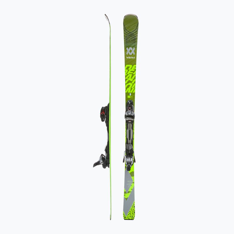 Kalnų slidės Völkl Deacon 76 + rMotion3 12 GW green/neon green/pearl white 2