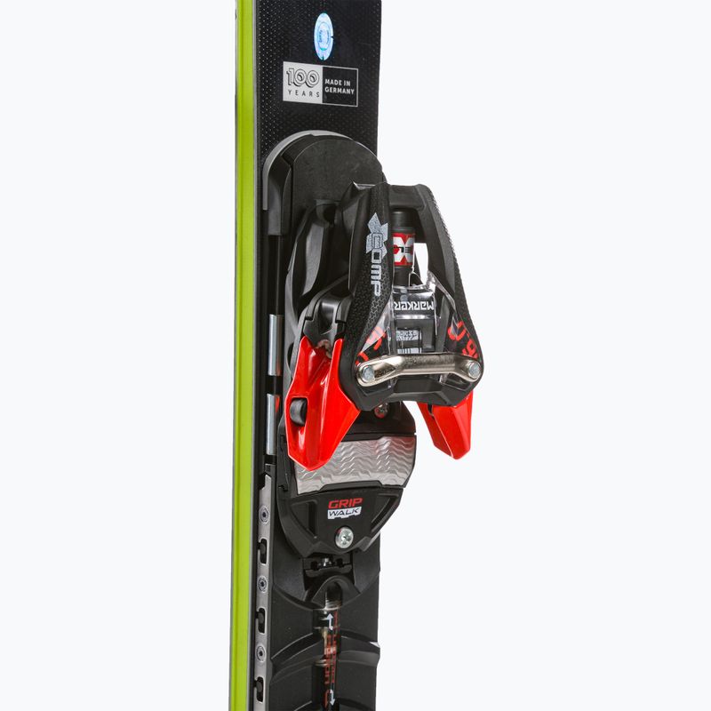 Völkl Racetiger SL Master + XComp 16 GW geltonos/juodos kalnų slidės 4