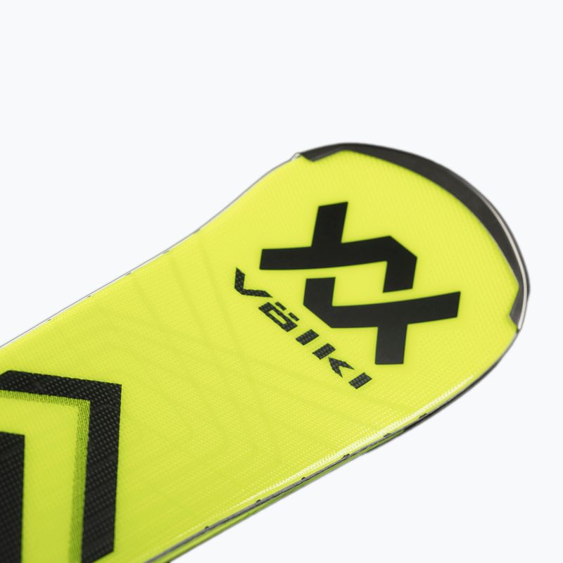 Völkl Racetiger SL Master + XComp 16 GW geltonos/juodos kalnų slidės 6