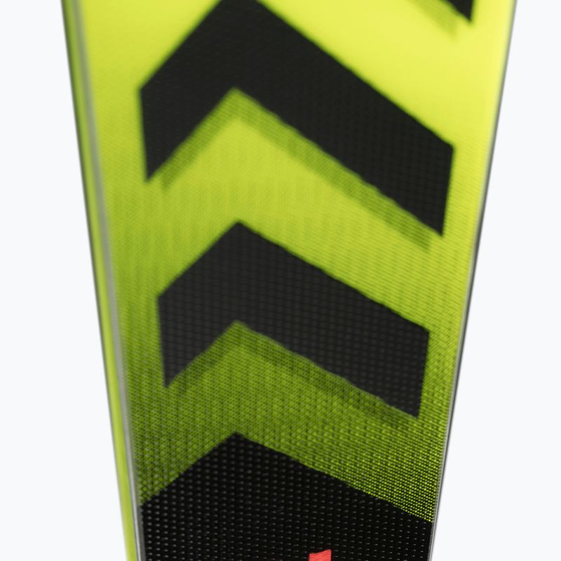 Völkl Racetiger SL Master + XComp 16 GW geltonos/juodos kalnų slidės 7
