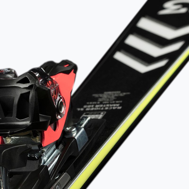 Völkl Racetiger SL Master + XComp 16 GW geltonos/juodos kalnų slidės 9