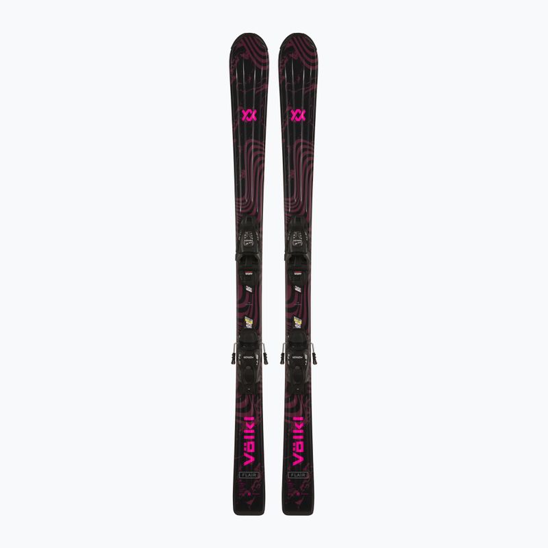 Vaikiškos kalnų slidės Völkl Flair Jr + 4.5 VMotion Jr Lady 100-120 cm