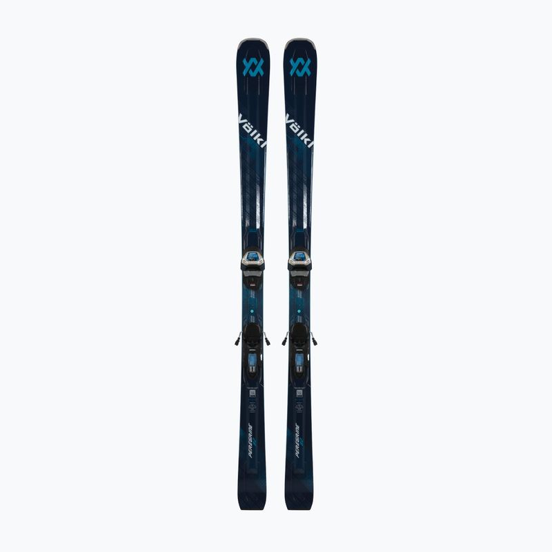 Kalnų slidės Völkl Peregrine 82 + apkaustai Lowride 13 FR black/blue