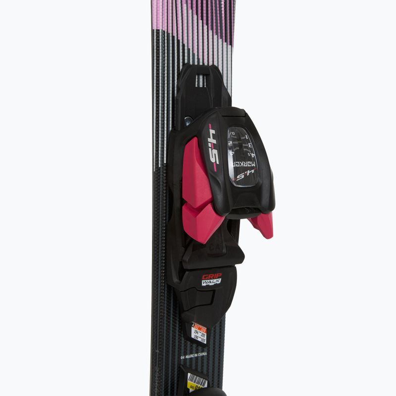 Vaikiškos kalnų slidės Völkl Shine Jr + apkaustai 4.5 VMotion Jr Lady 80-90 cm black/pink 4